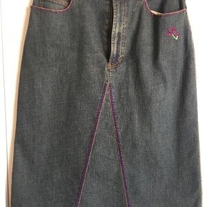 Kate Landry Denim Skirt